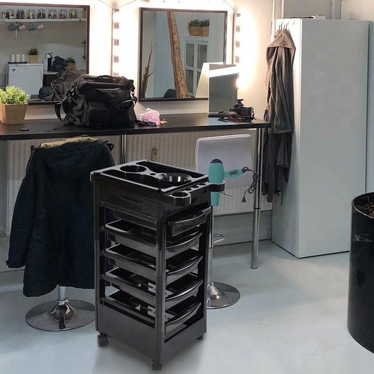 Professional Trolley Beauty Salon SPA Station Rolling Cart For Barber Shop