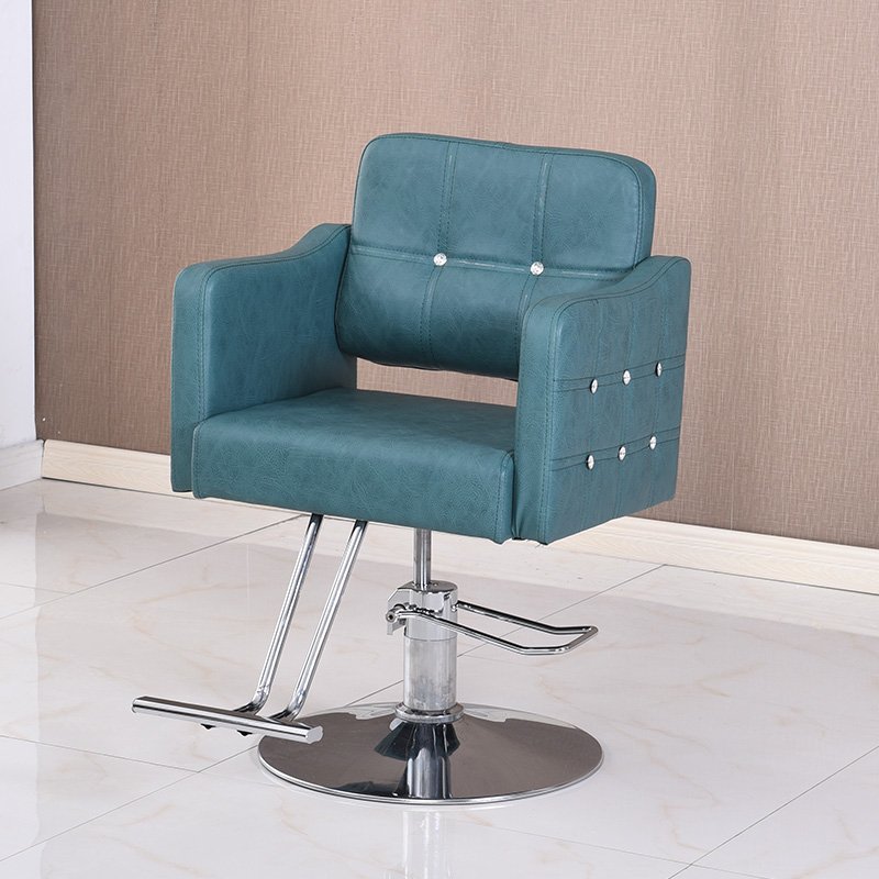Cheap Vintage Fashion Style Wood Board Leather Multi Color Barber Chair Salon Room Bedroom Beauty Hair Cutting