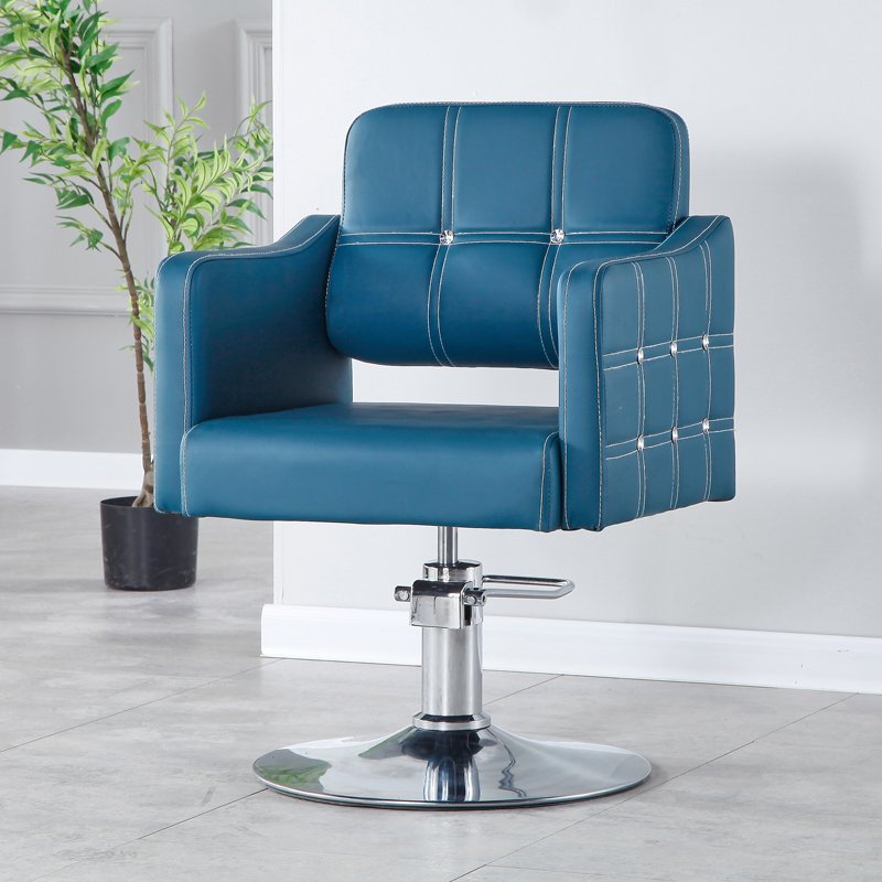 Cheap Vintage Fashion Style Wood Board Leather Multi Color Barber Chair Salon Room Bedroom Beauty Hair Cutting