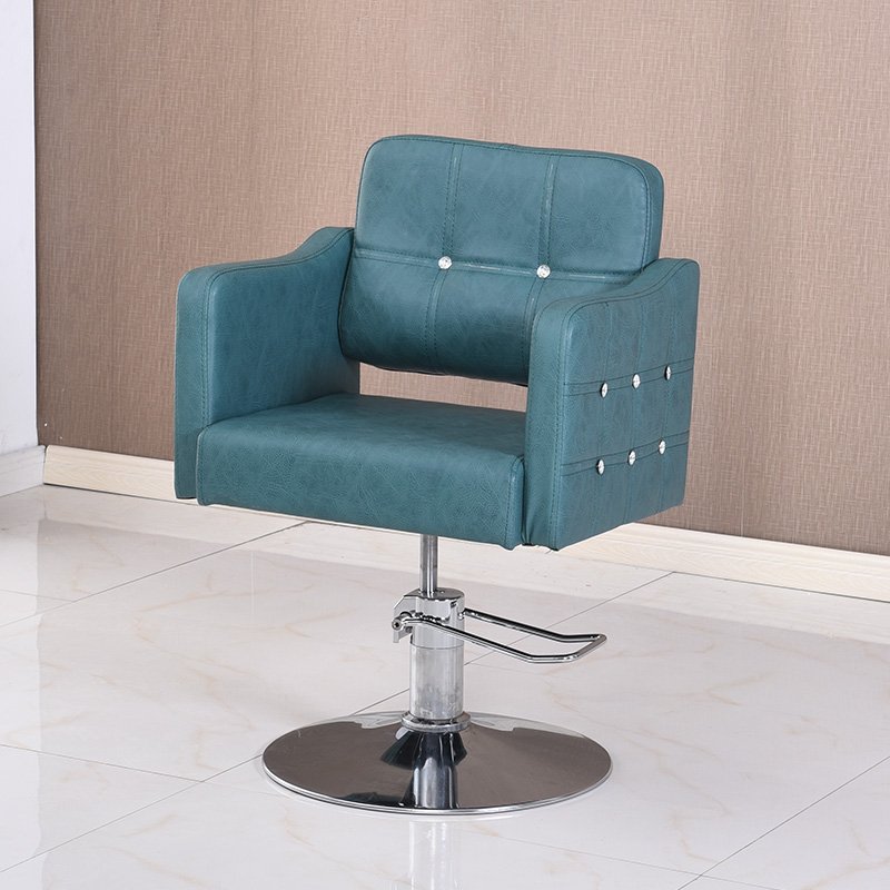Cheap Vintage Fashion Style Wood Board Leather Multi Color Barber Chair Salon Room Bedroom Beauty Hair Cutting