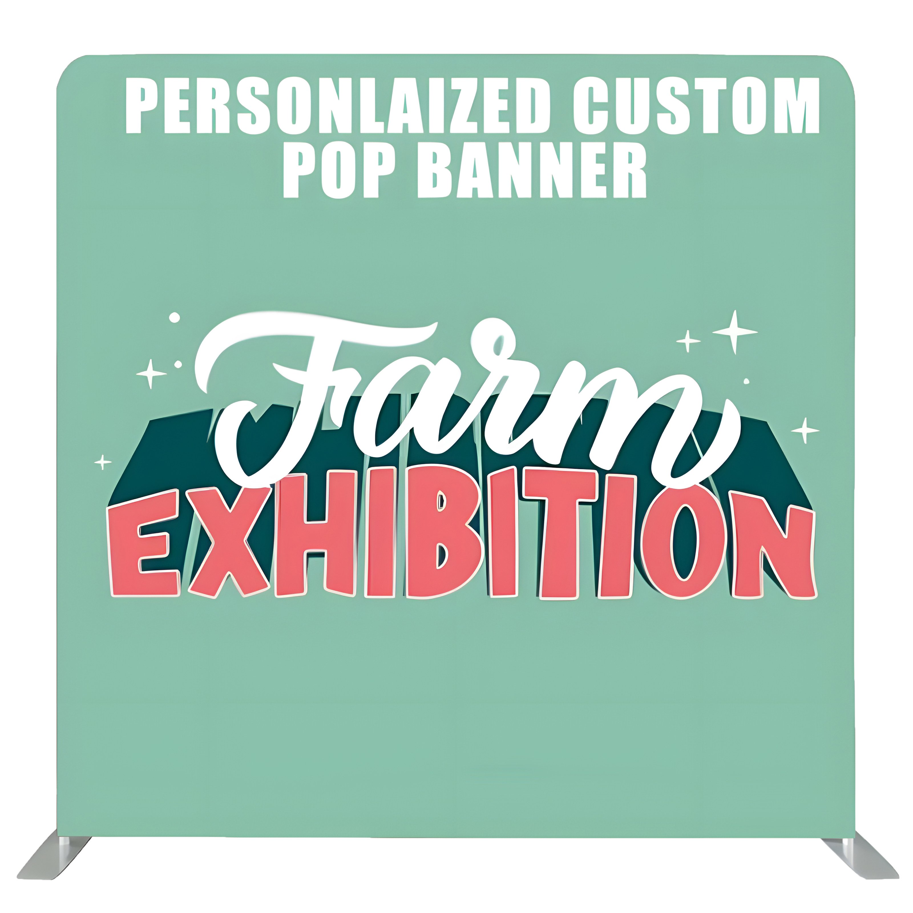 Customized Indoor Exihition Advertising Background 260g Polyester Material Thermal Transfer Printing Pop Banner Stand