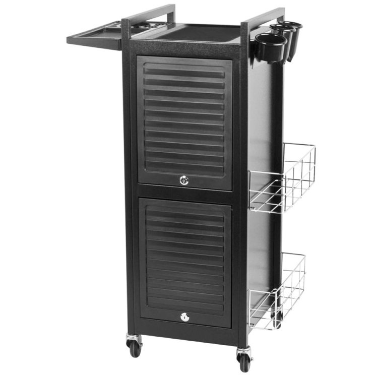 Rolling Metal Manicure Salon Beauty Hair Cart Utility Caddy Mobile SPA Tattoo Hairdresser Barber Tools Storage DrawersTrolley