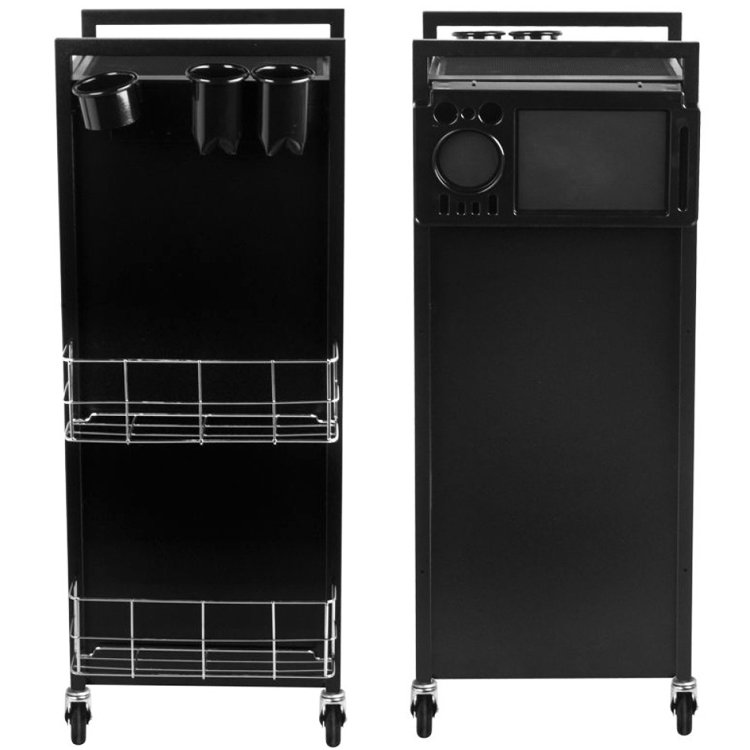 Rolling Metal Manicure Salon Beauty Hair Cart Utility Caddy Mobile SPA Tattoo Hairdresser Barber Tools Storage DrawersTrolley