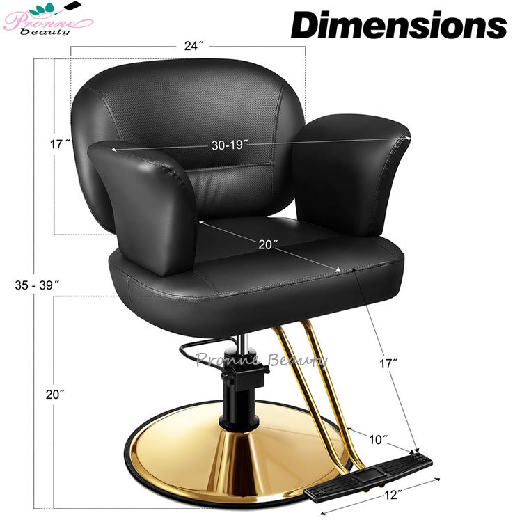 Hot sale salon furniture equipment salon chair hydraulic barber chair swivel reclining salon styling chairs