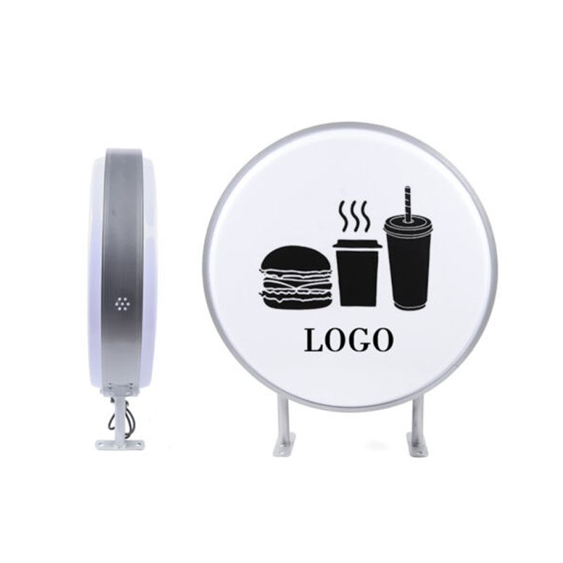 HONGSEN Custom Advertising Light Box Coffee shop sign outdoor Led advertising boards Double Sided acrylic light box