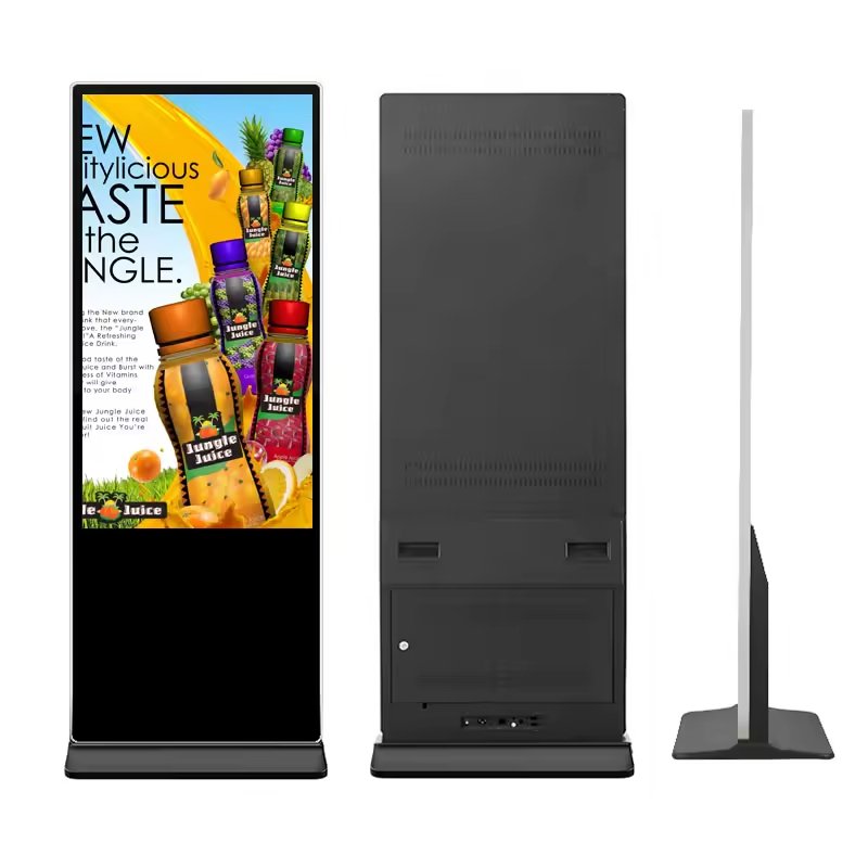 32 43 49 55 65 75 85 Inch Touch Screen LCD Floor Standing Totem Display Signage Advertising Kiosk for Shopping Mall