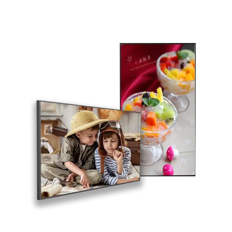 Digital Signage Hanging Window Facing Lcd Menu Board restaurant Advertising Video Display lcd Screen