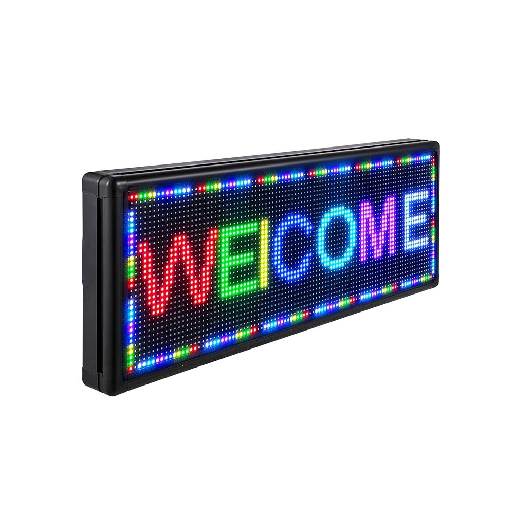 Subway Sign Banner Display Screen P3 LED Iron P3 Indoor Fixed LED Display 3mm Video Wall 3 Meter 2 Years Full Color 192x192 Mm