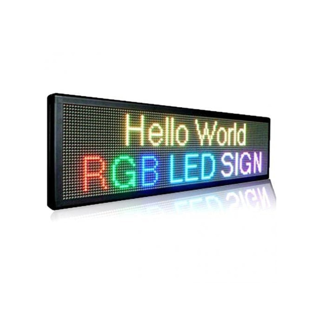 Subway Sign Banner Display Screen P3 LED Iron P3 Indoor Fixed LED Display 3mm Video Wall 3 Meter 2 Years Full Color 192x192 Mm