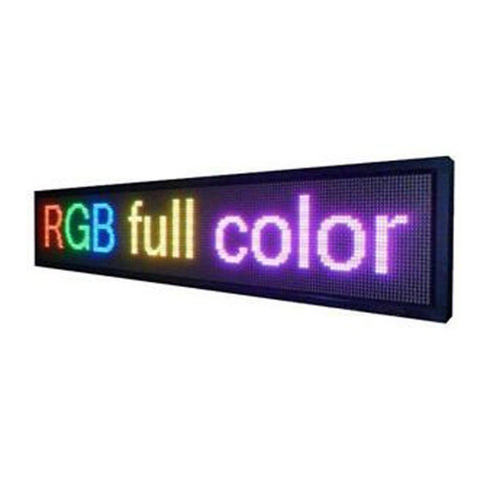 Subway Sign Banner Display Screen P3 LED Iron P3 Indoor Fixed LED Display 3mm Video Wall 3 Meter 2 Years Full Color 192x192 Mm