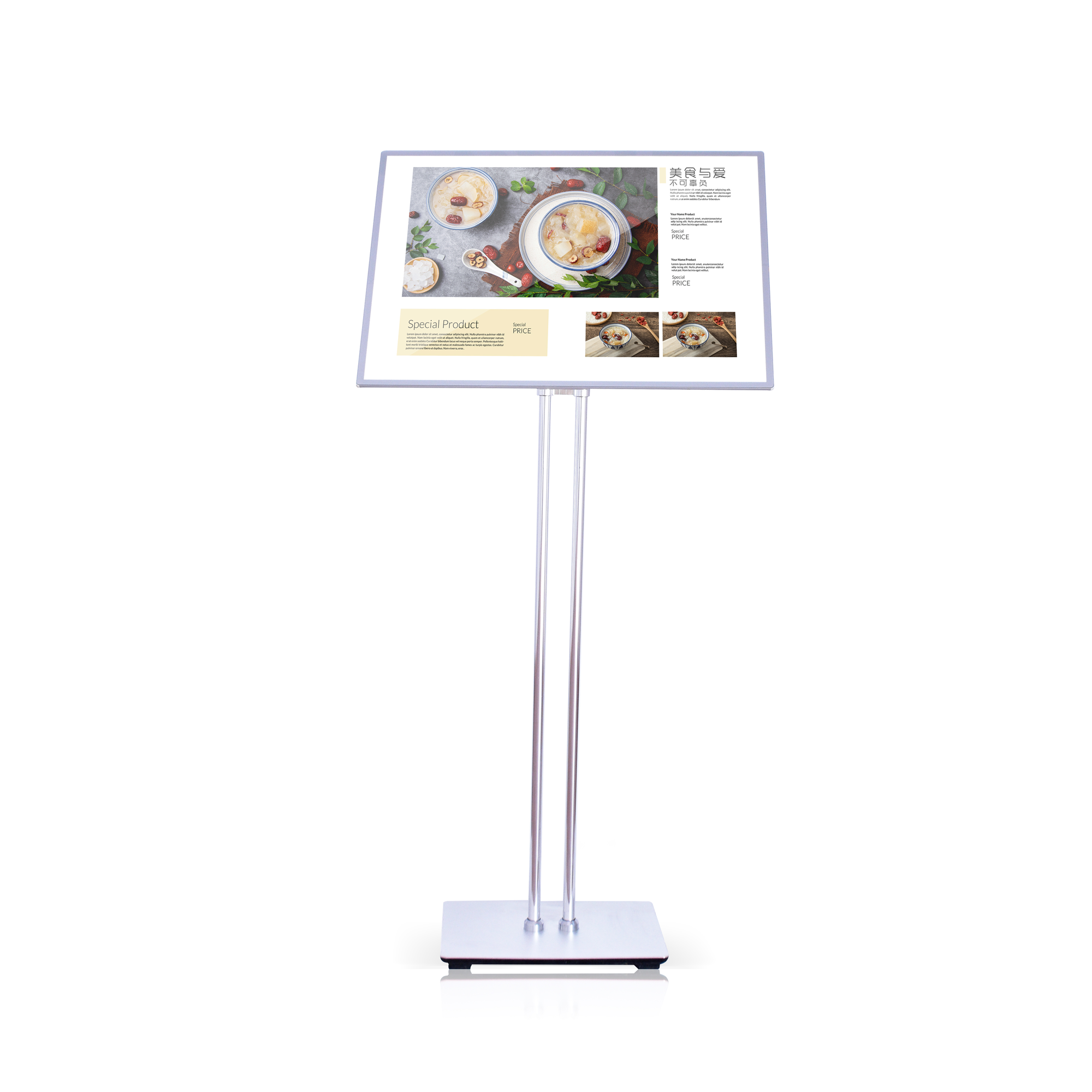 LED light box, advertising board, display board, menu, poster, sign, tabletop, outdoor, poster stand