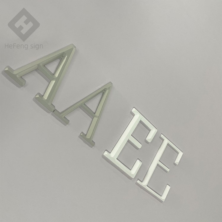 Engraved Bevel Edge 3d Acrylic Alphabet Letters Hotel Room Door Signs