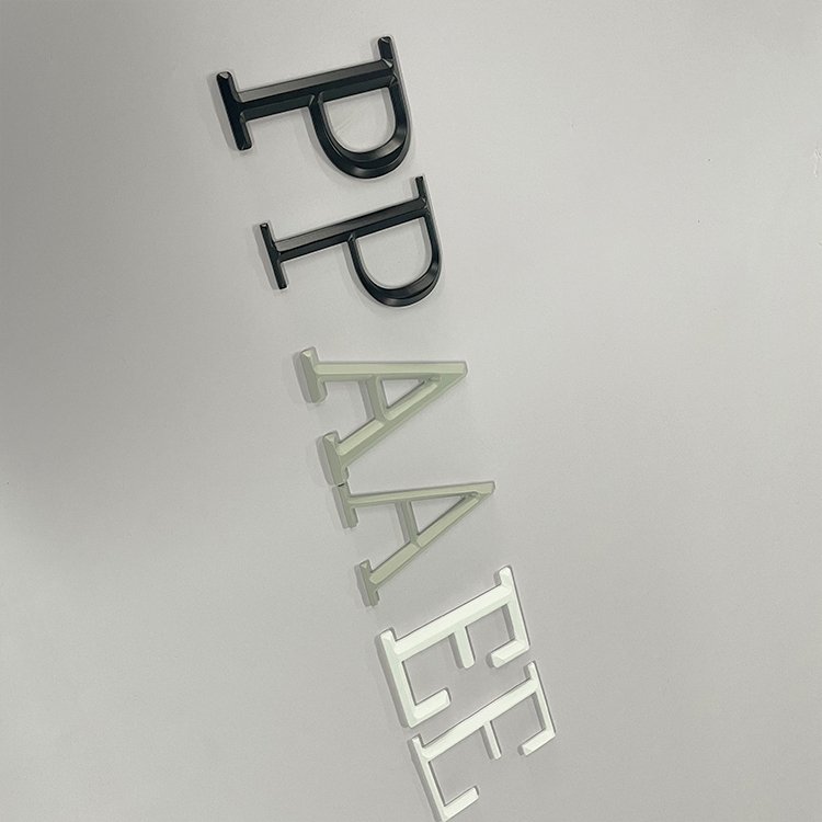 Engraved Bevel Edge 3d Acrylic Alphabet Letters Hotel Room Door Signs