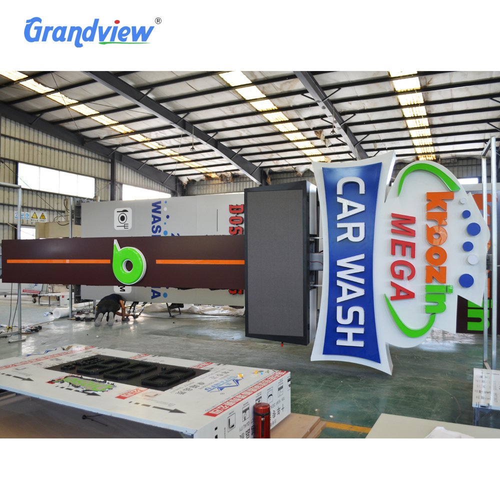 Gas station led price sign waterproof digit sign led display board