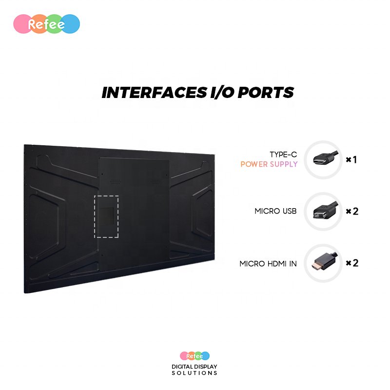 10 15 24 32 43 49 55 65 Inch Android System Touch Screen Monitor Wall Mounted LCD Advertising Display