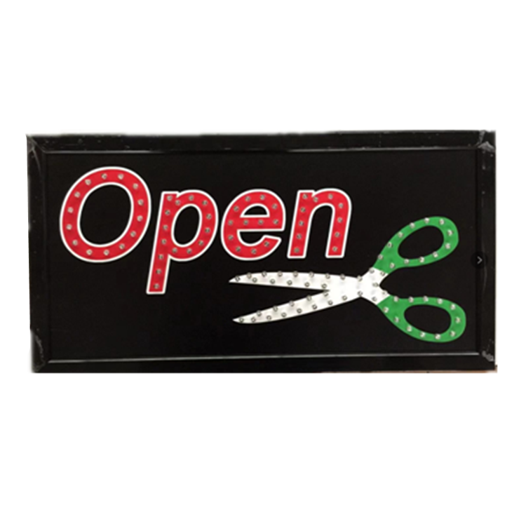 Customized led open signs indoor advertising lighting message board sign for nightclub