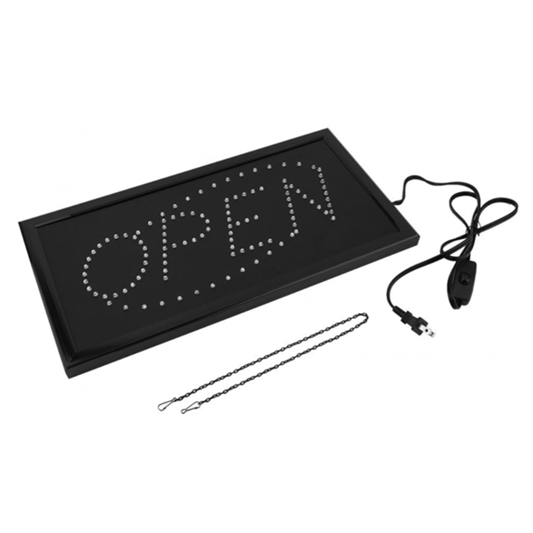 Customized led open signs indoor advertising lighting message board sign for nightclub