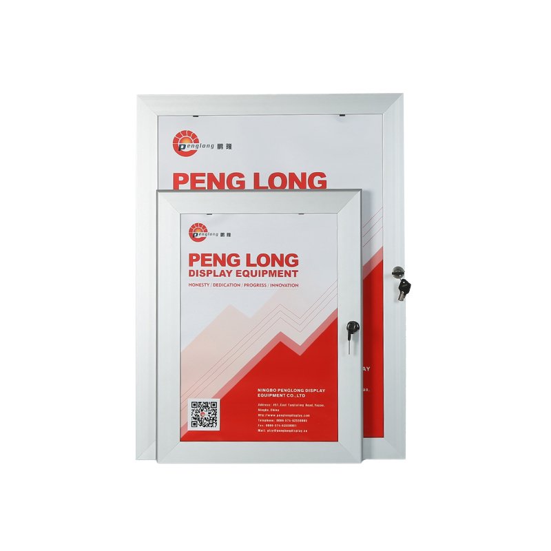 8.5*11" 11*14" 18*24' 24*36" Advertising Boards mitred corner aluminum Picture snap frames with lock lockable poster frame