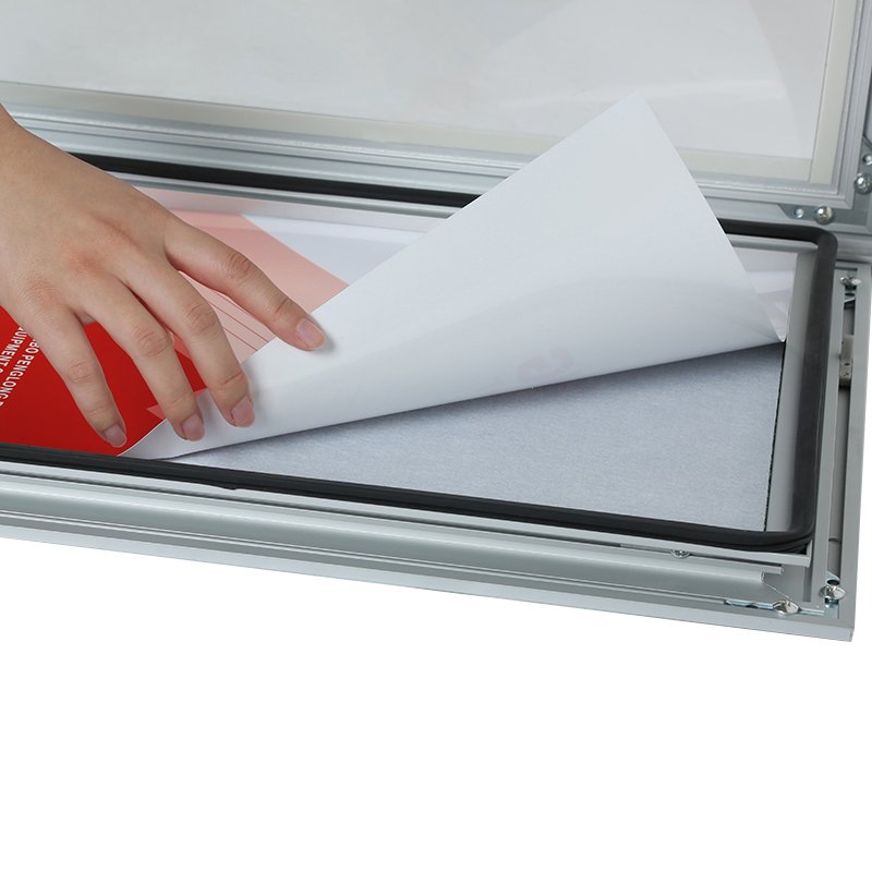 8.5*11" 11*14" 18*24' 24*36" Advertising Boards mitred corner aluminum Picture snap frames with lock lockable poster frame