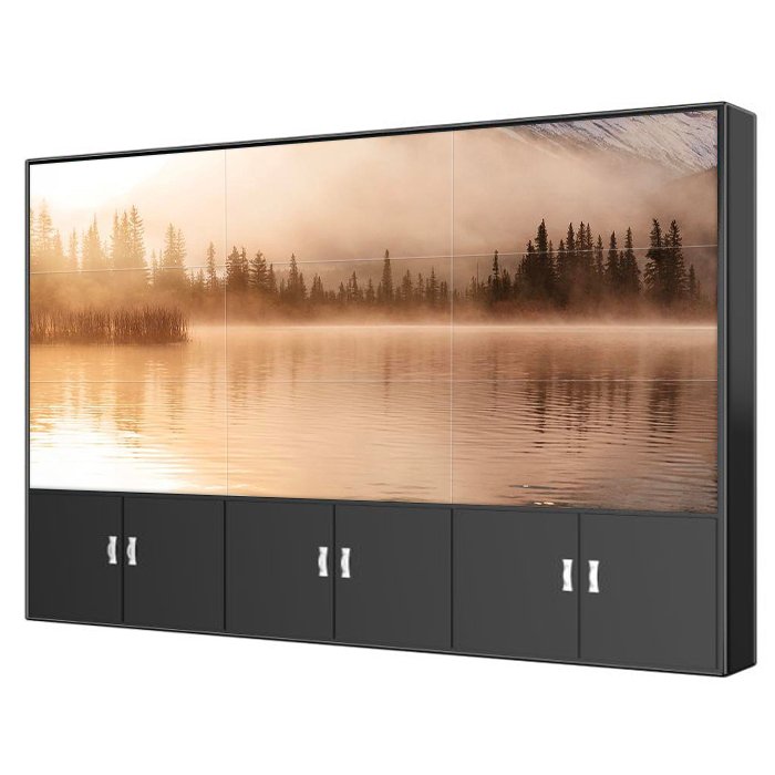 AMV 49 Inch 3.5mm Digital Signage Board Smart Church Electric Projection Smart Market Advertising Equipment Splicing Screen.