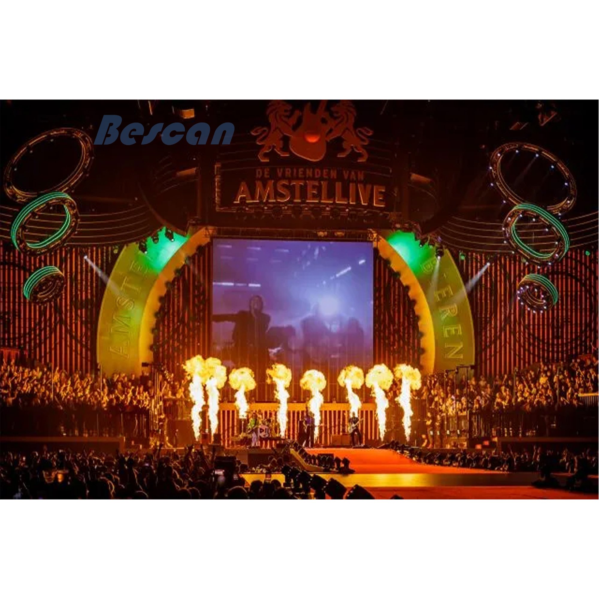 BESCAN Wholesale Hot Style P3.91 P2.976 P4.81 board rental cabinet 500x500 outdoor panel advertising screen led outdoor display