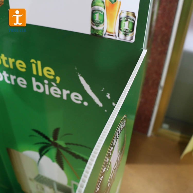 PVC Sheet Print and Die Cut display board , Advertising Table stand Billboard