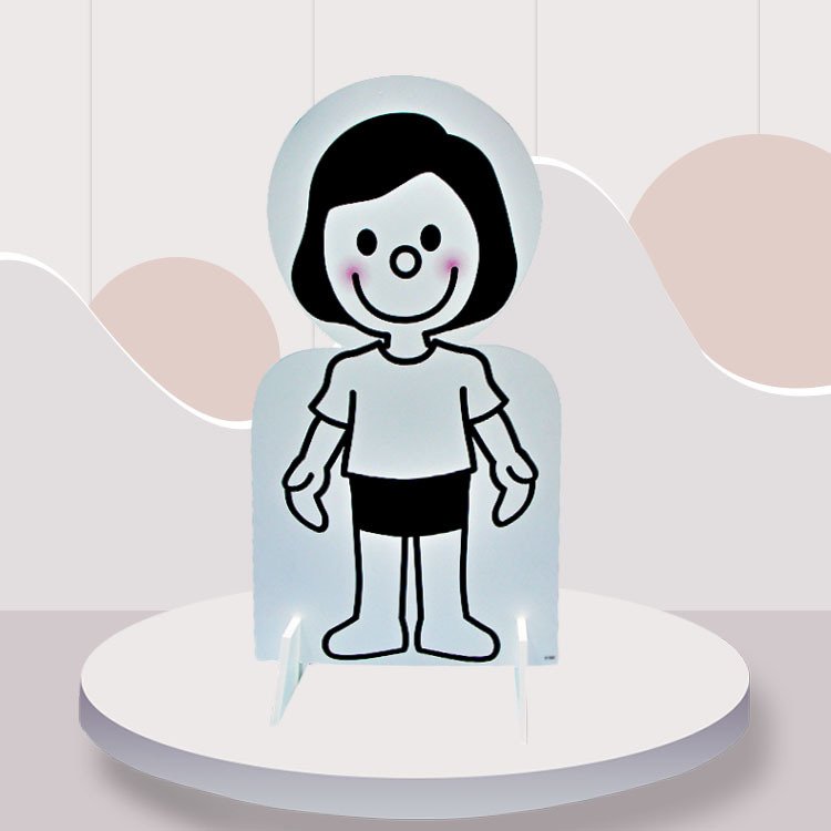 Life-Size Advertising Aluminum Standee Display Board Human Figure Frame for Effective Storefront Promotion