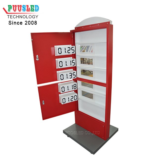 led waterproof gas station price display gas boards prices gas station led signs standing oil price sign