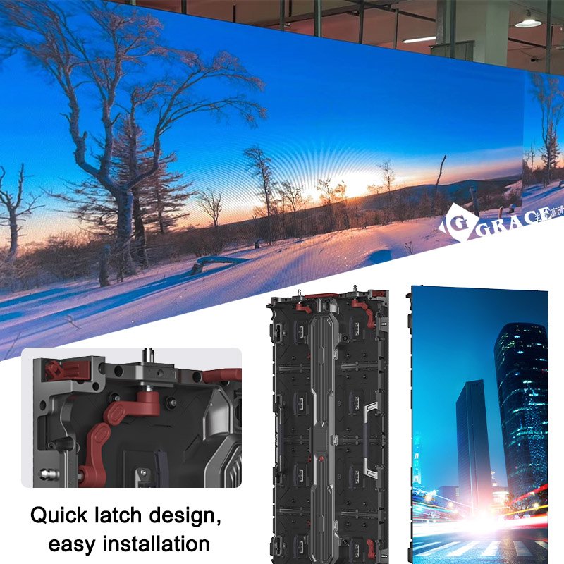 Igracelite LED Stage Backdrop P3.91 Indoor LED Screen Front Maintenance 500x1000mm Giant Led Screen Panel