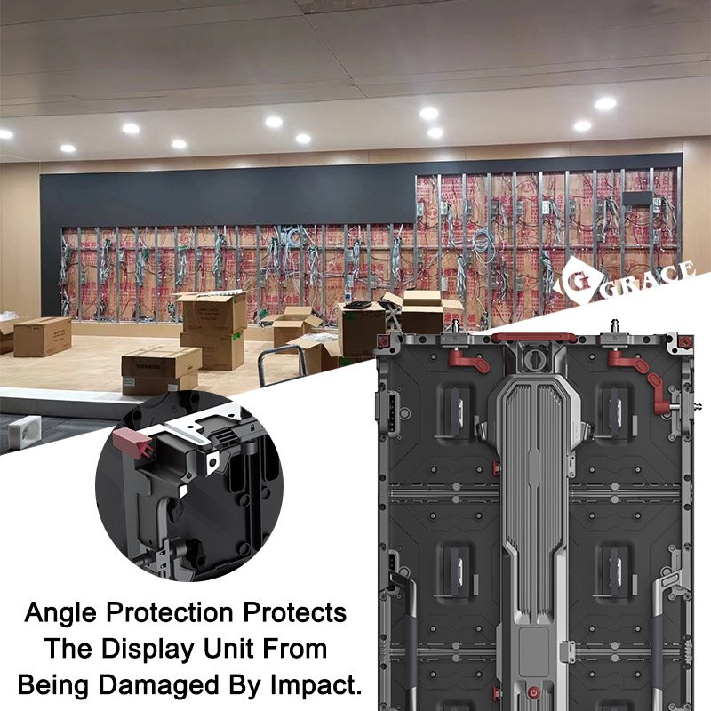Igracelite LED Stage Backdrop P3.91 Indoor LED Screen Front Maintenance 500x1000mm Giant Led Screen Panel
