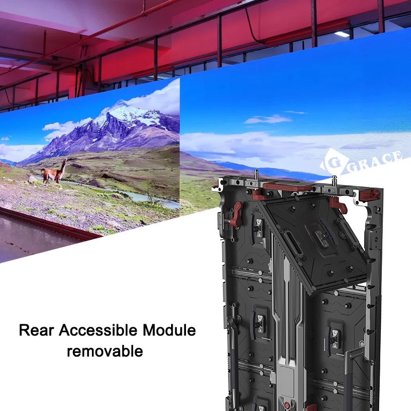 Igracelite LED Stage Backdrop P3.91 Indoor LED Screen Front Maintenance 500x1000mm Giant Led Screen Panel