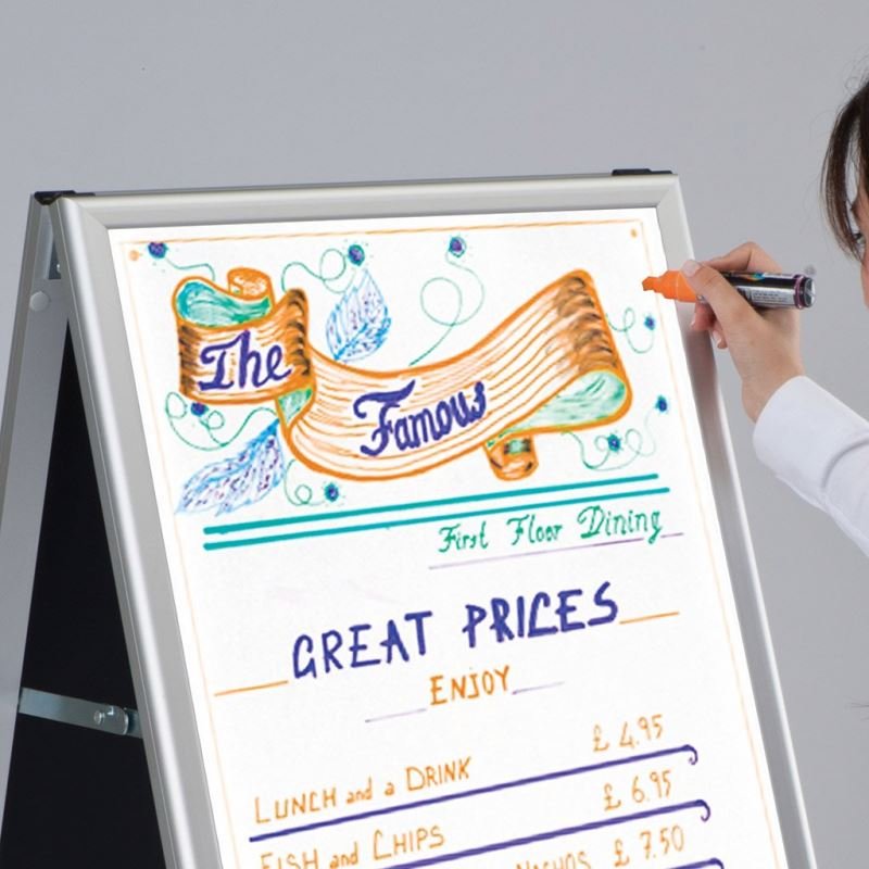 Wholesale Pavement Sign A1 Poster Stand Indoor Shop Advertising Board
