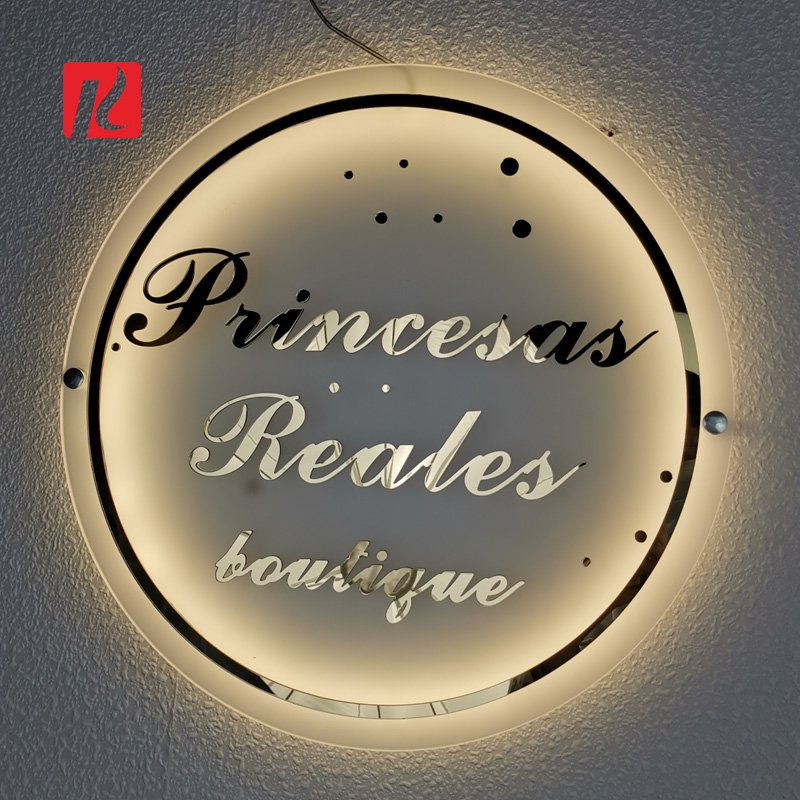 Kexian Custom Backlit Business Sign Indoor Light Up LED Sign Board Illuminated Advertising Wall Acrylic Logo Sign for Shop