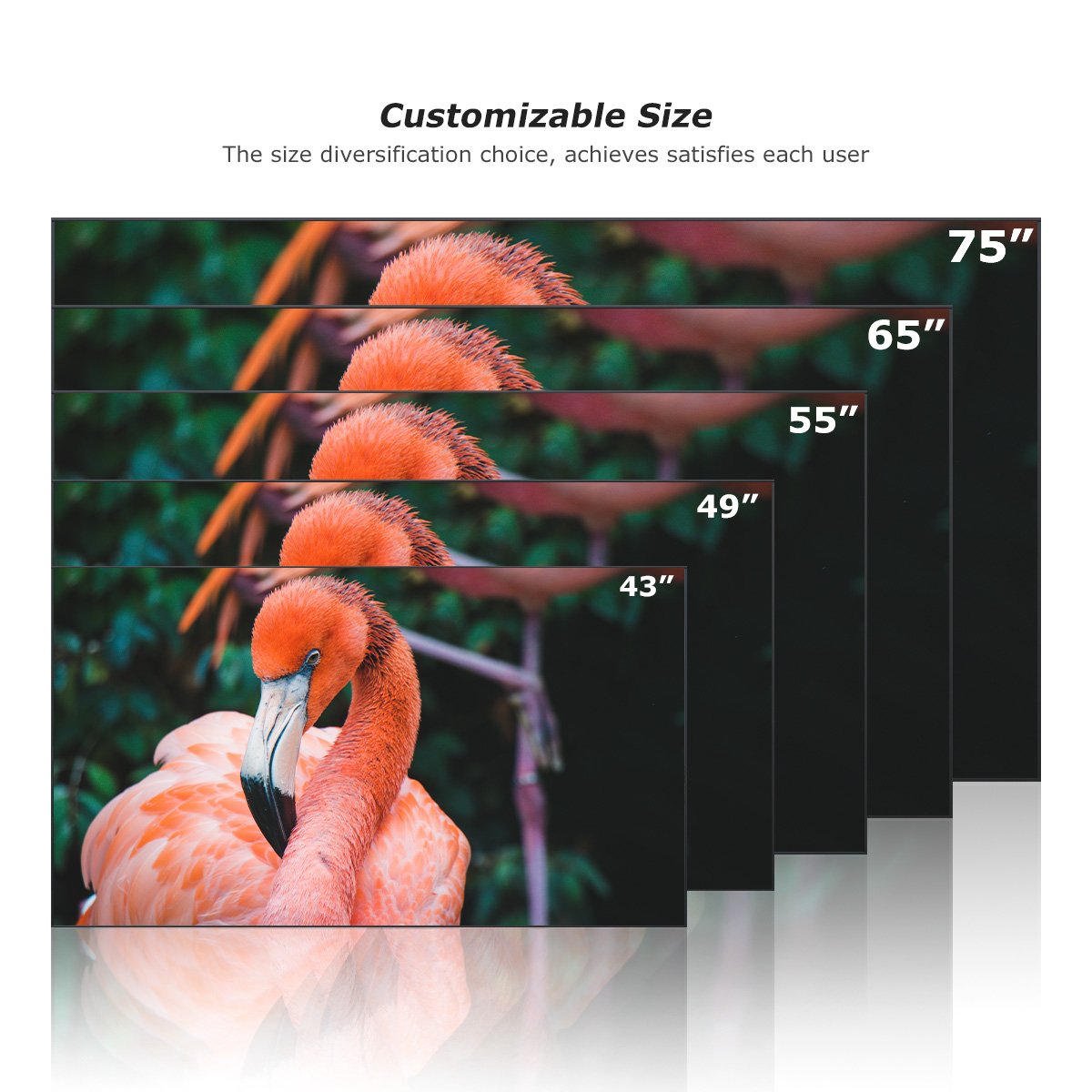 Professional Manufacture 32" 43" 55" 4K Restaurant Digital Menu Display Board Wall Mounted Advertising Lcd Display
