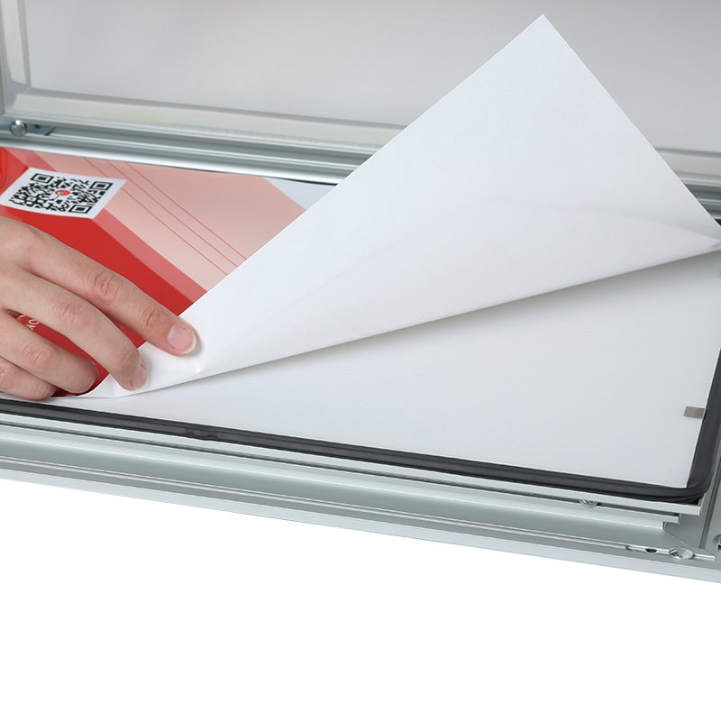 A0 A1 A2 A3 A4 Advertising Boards mitred corner aluminum Picture snap frames with lock lockable poster frame