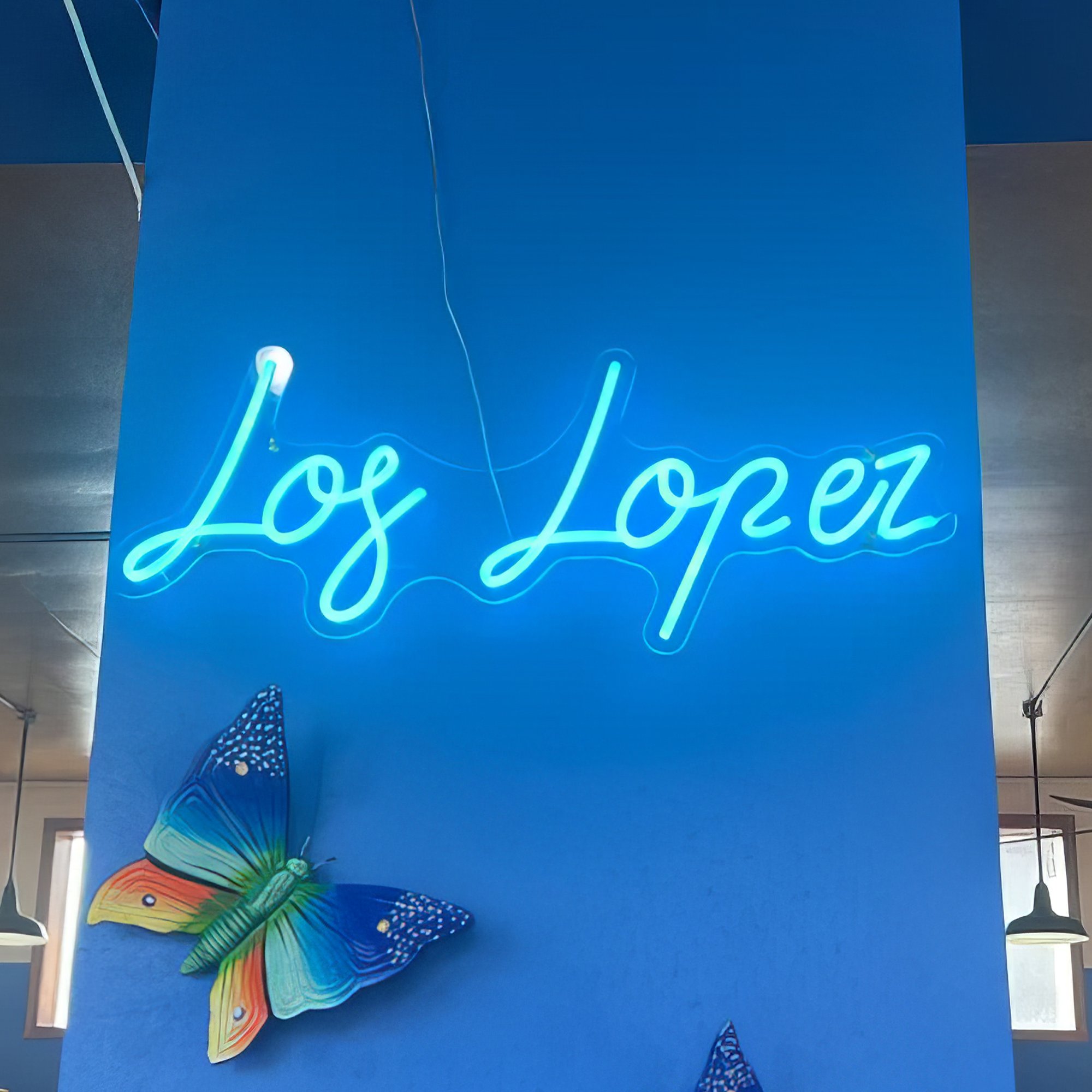 Custom logo letter illuminated light advertising acrylic board sign business bar store rgb led neon flex