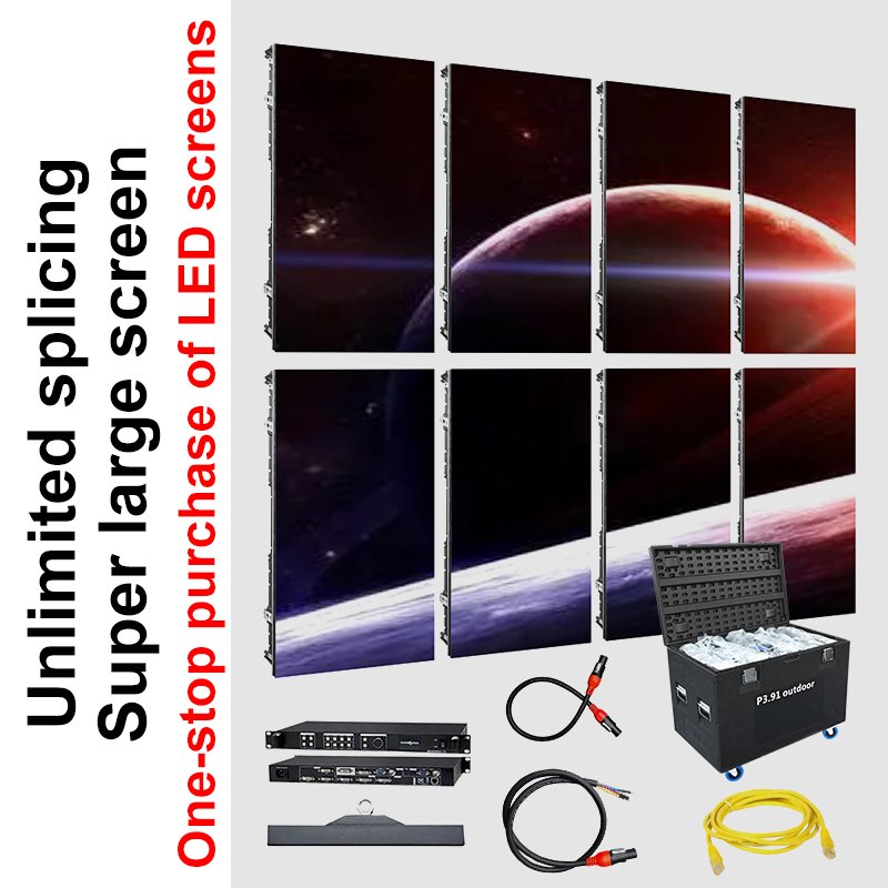Led price board petrol station display P2.604 P2.976 video giant stage rental outdoor led screen gas station led display board