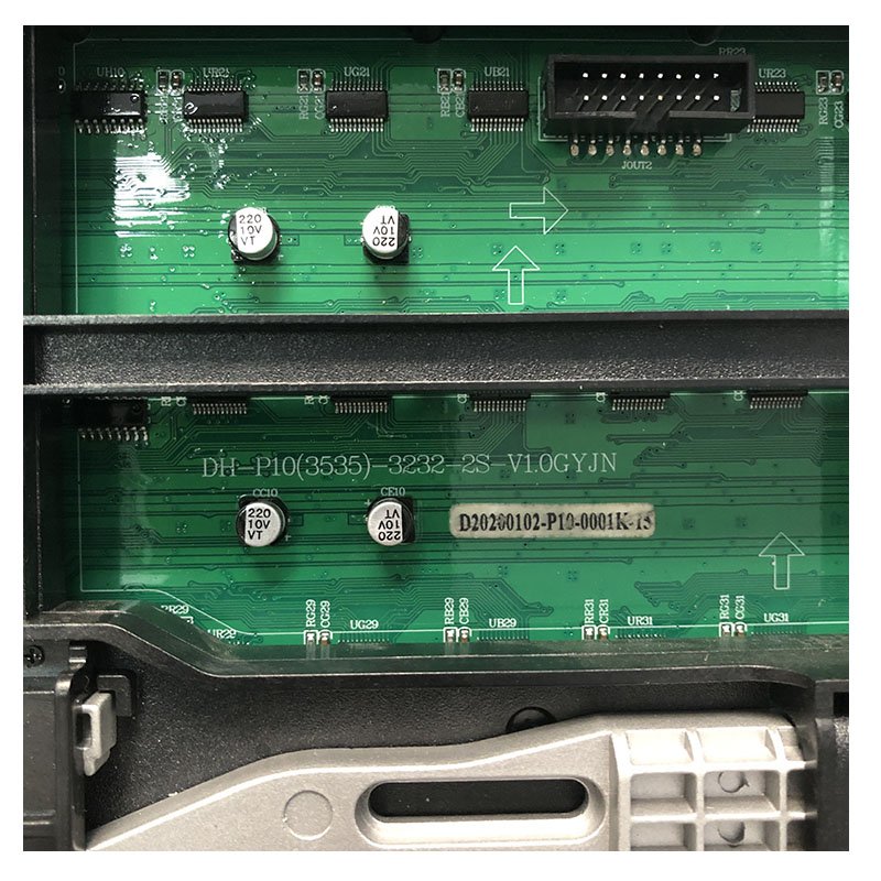 Waterproof 250*250mm smd led wall panel module p10 outdoor led display module