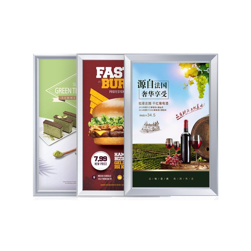 snap slim advertising LED Light Box menu board
