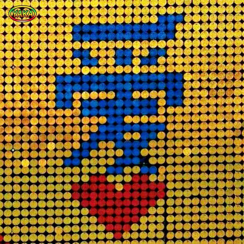 Hot sale cheaper price shimmer sequin wall board for decoration and advertising