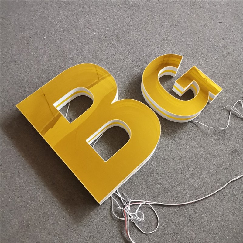 Chinese Manufactured 3d infinity mirror acrylic letters for 3d letters advertising boards