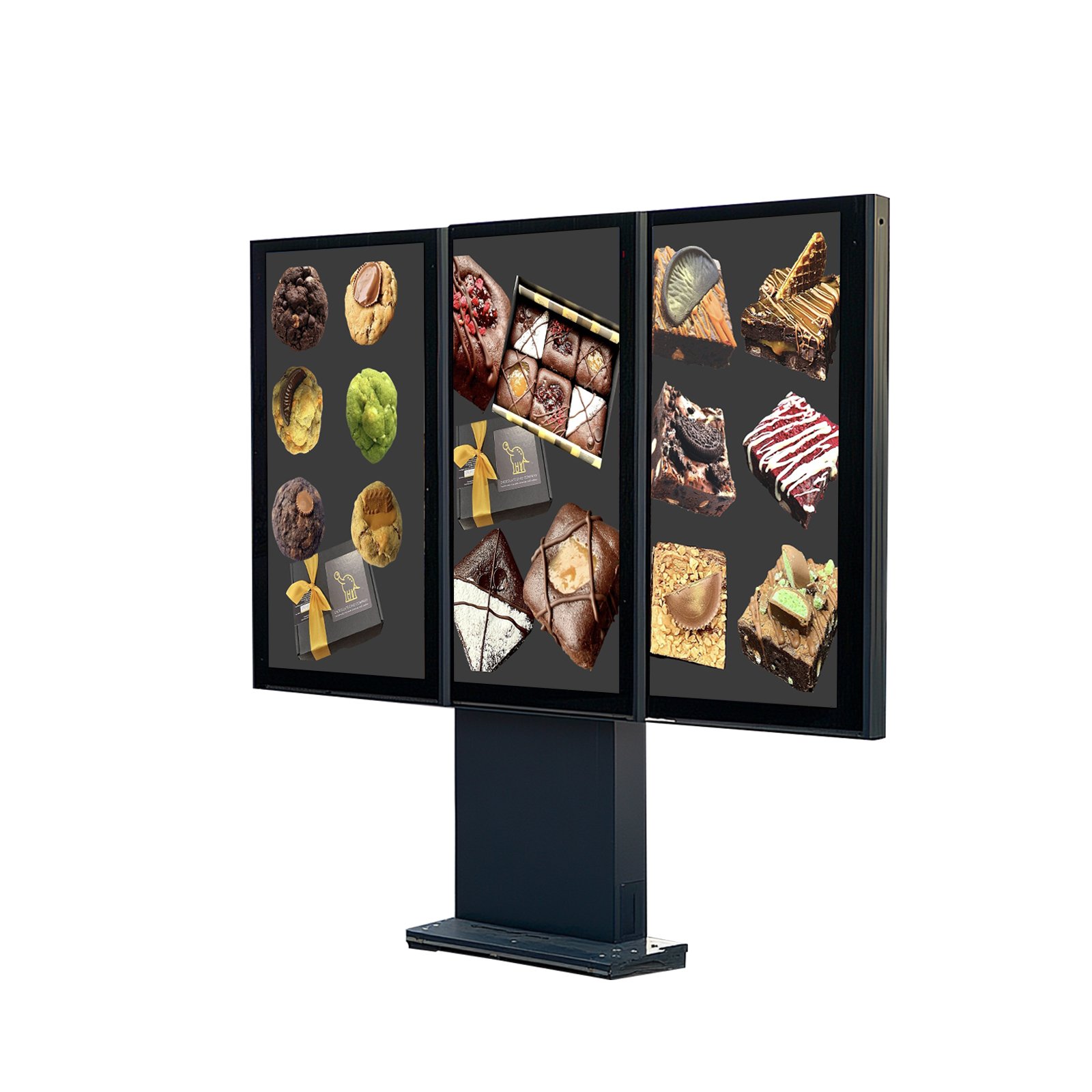 Outdoor Waterproof Drive-Thru Kiosk with Touchscreen LCD Display for Restaurants Digital Signage for Menu Board and Advertising