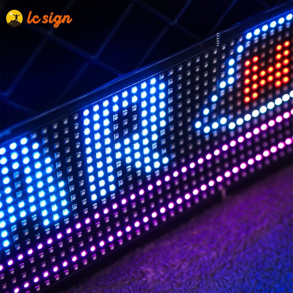 Programmable Flexible LED Display Screen Scrolling Advertise Message LED Display Board USB Pixel Soft