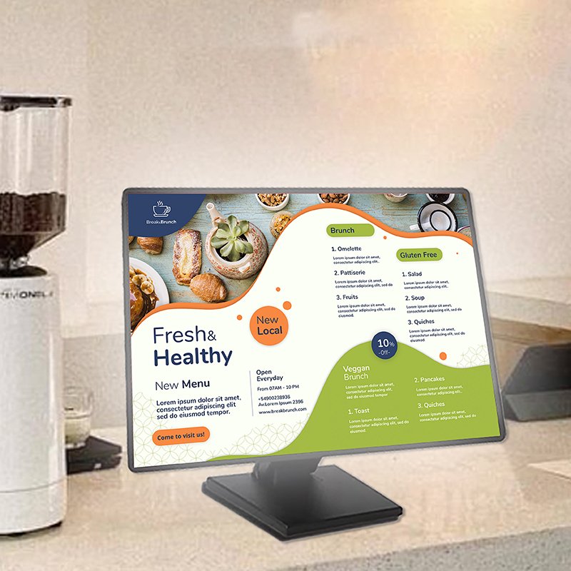Factory Sell Welcome signboard Cafe Table Menu LED Light Box Business Display Frame for Restaurant Menu Boards