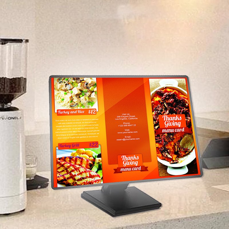 Factory Sell Welcome signboard Cafe Table Menu LED Light Box Business Display Frame for Restaurant Menu Boards