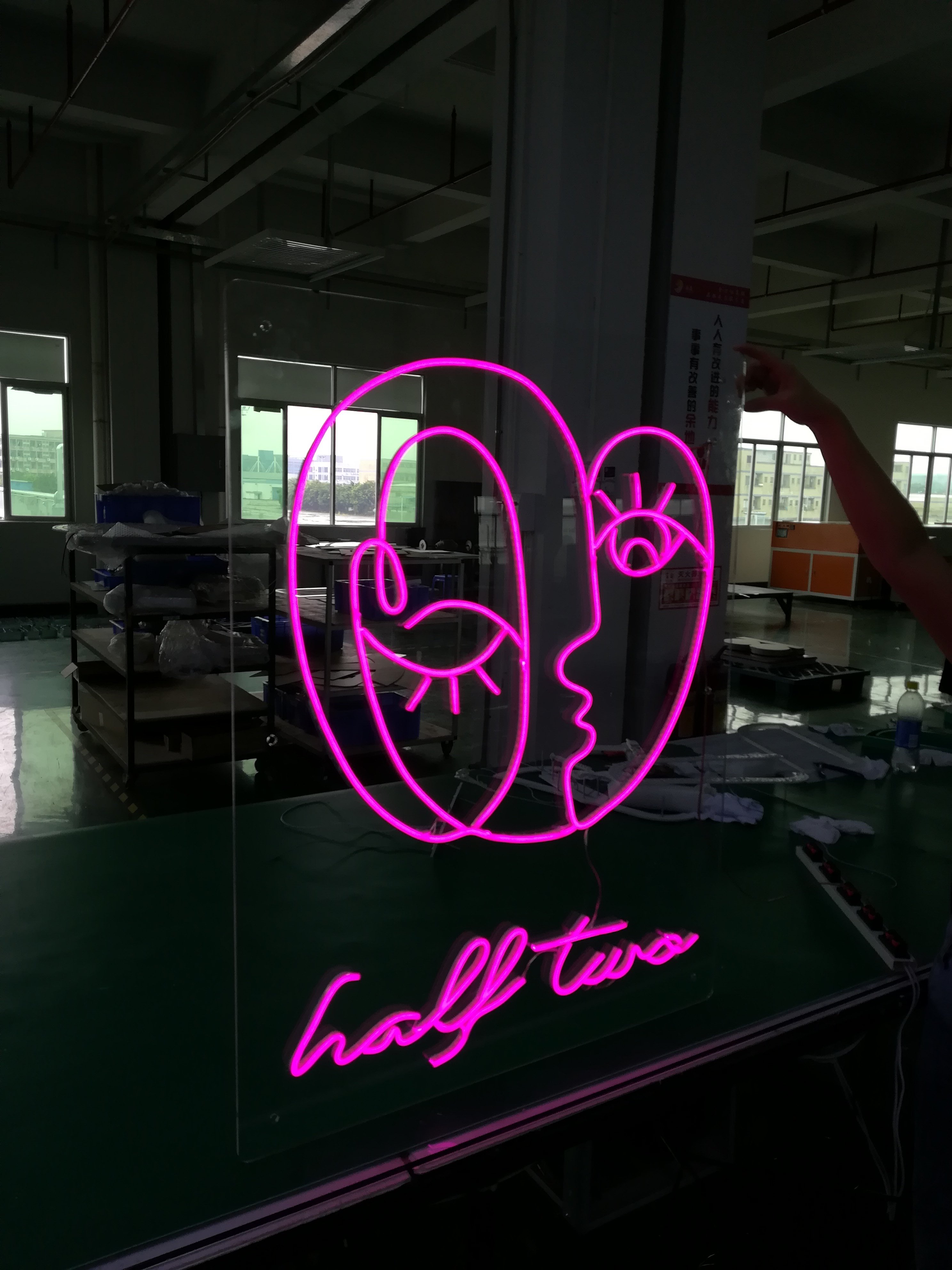 Acrylic Neon Sign Letter Style Logo Brand Outdoor Sign Board