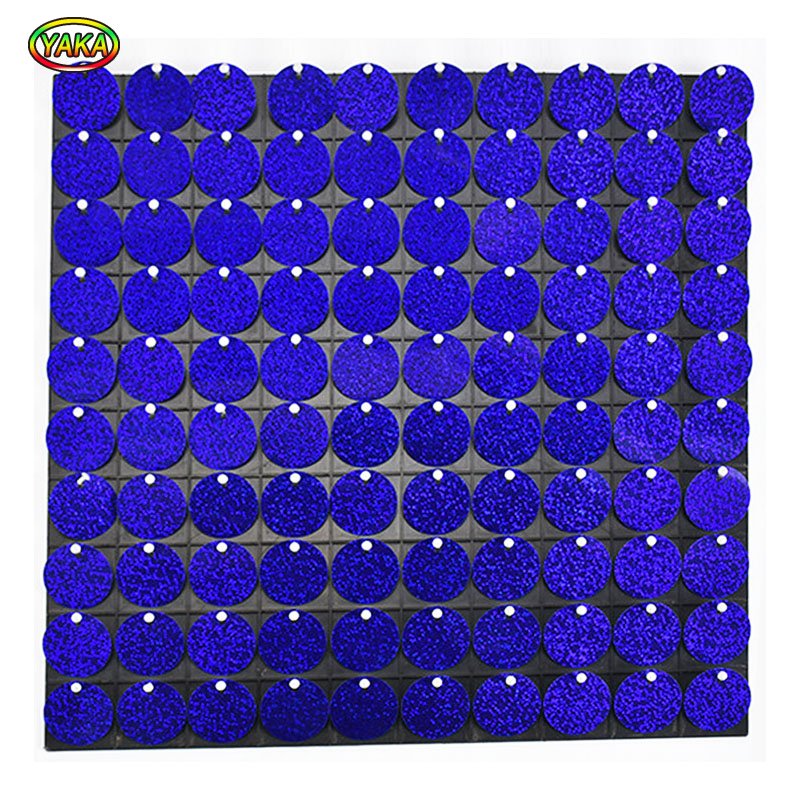 Shimmer disc sequin panel advertisement board for outdoor use