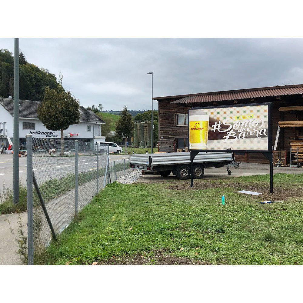 P4 P5 P6 P8 P10 4X8 Full Color 2 Dual Open Double Sided Signs Enseigne Advertising Billboard Board Outdoor Led Display Screen