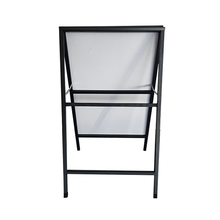 Double side black steel a frame poster stand electronic road stud advertising sign boards