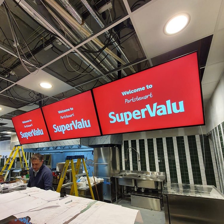 43 inch 10 mm Ultra-Narrow Lcd Advertising Module Display Cost Price Drive Thru Digital Menu Boards For Restaurants